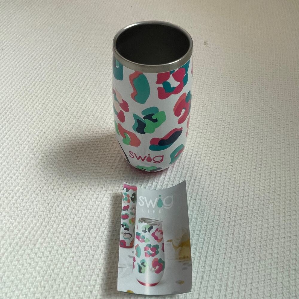 Swig Party Amimal Stemless insulated champagne flute